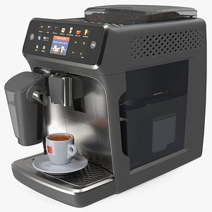 Espresso Machine with Coffee Cup