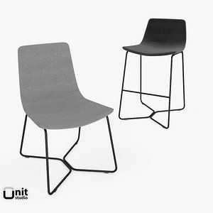 3ds slope stool chair west
