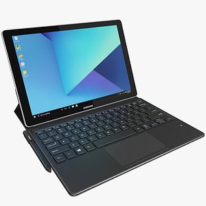 Samsung Galaxy Book 12 with Keyboard & S-Pen (Rigged)