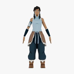 3D model Korra - Avatar