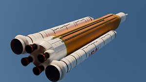 SLS Rocket - Space Launch System with Orion Capsule
