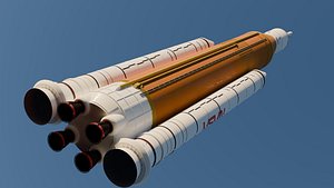 SLS Rocket - Space Launch System with Orion Capsule