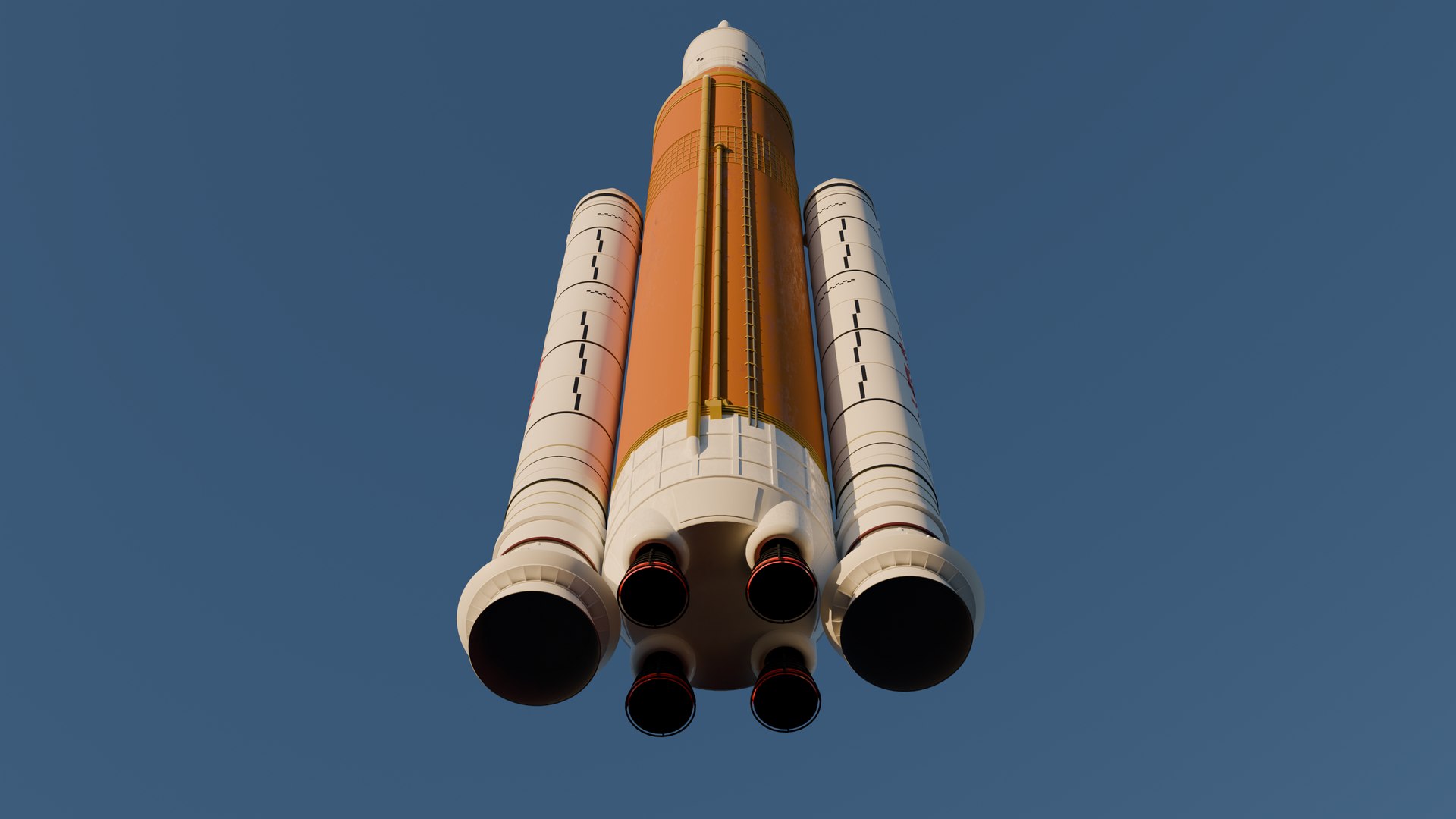 SLS Rocket - Space Launch System With Orion Capsule 3D Model ...