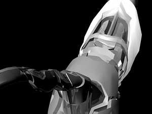 maya robodog futuristic animate