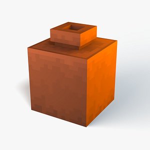 Minecraft Decorated Pot Rig 3D model