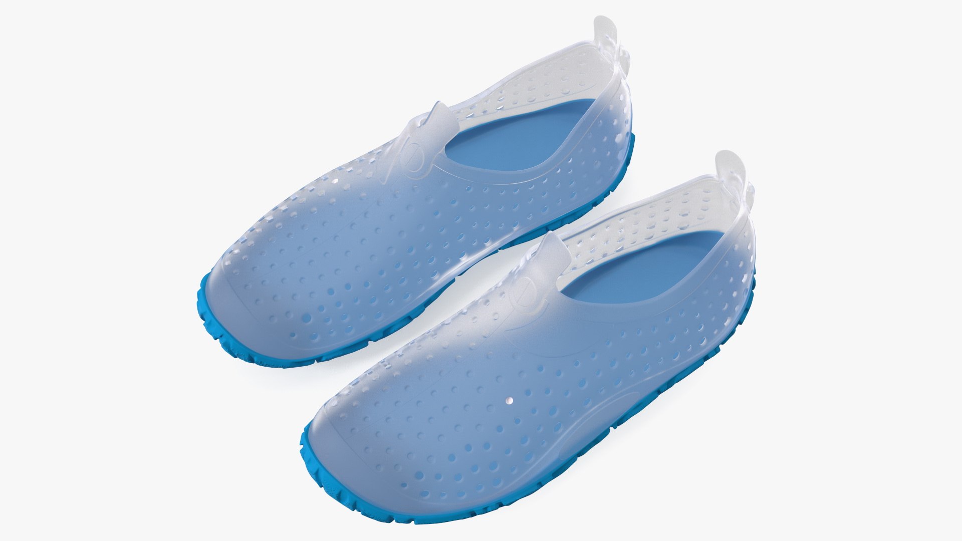 Water Shoes Transparent 3D model preview