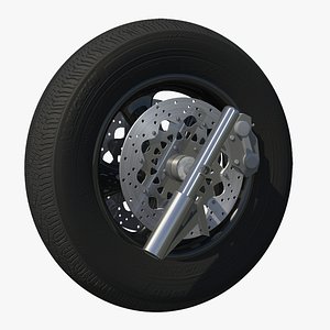 front wheel motor bike
