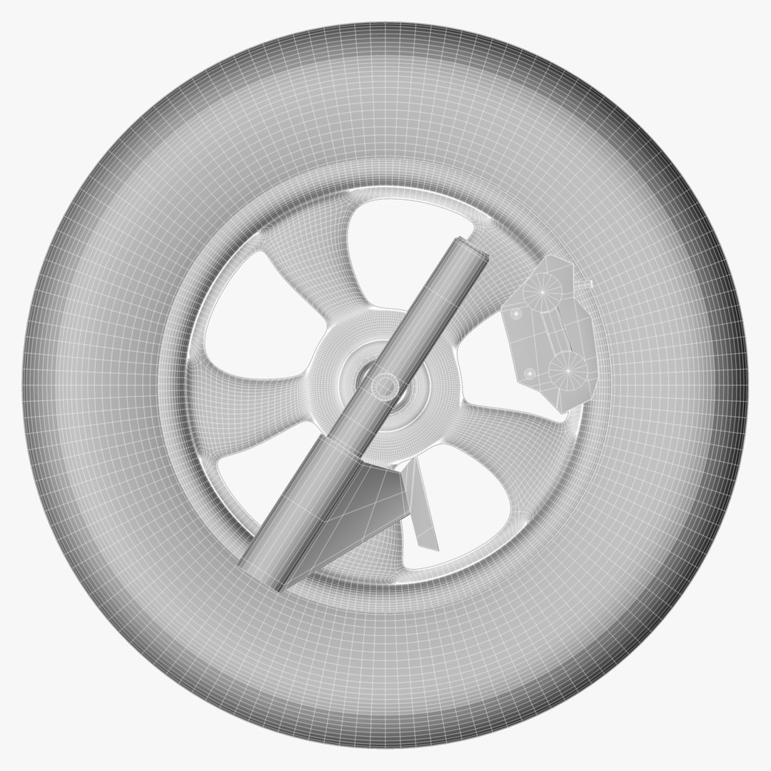 3dsmax Wheel Rim Motor Bike