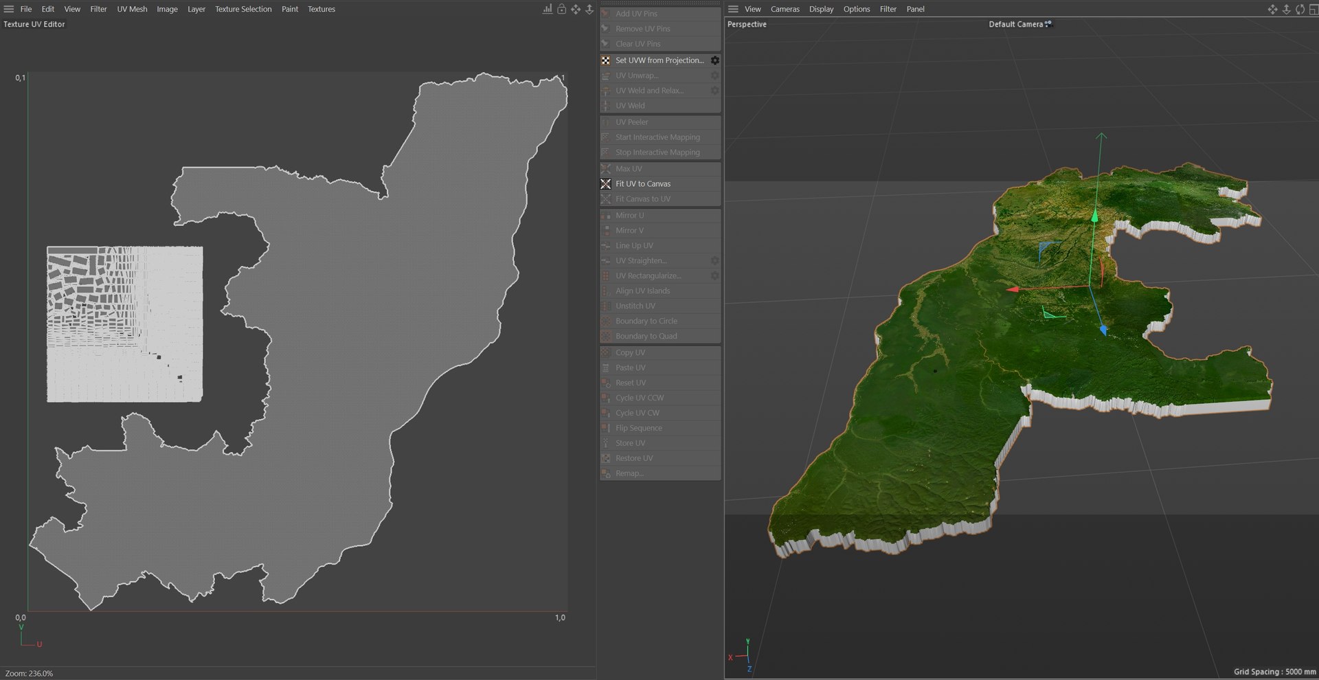 3D Republic Of The Congo Terrain Map Model - TurboSquid 2336681