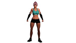 AAA 3D MUSCULAR BARBIE STREET STYLE-REALISTIC GAME CHARACTER 3D