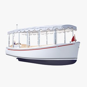 3D pleasure boat soft roof