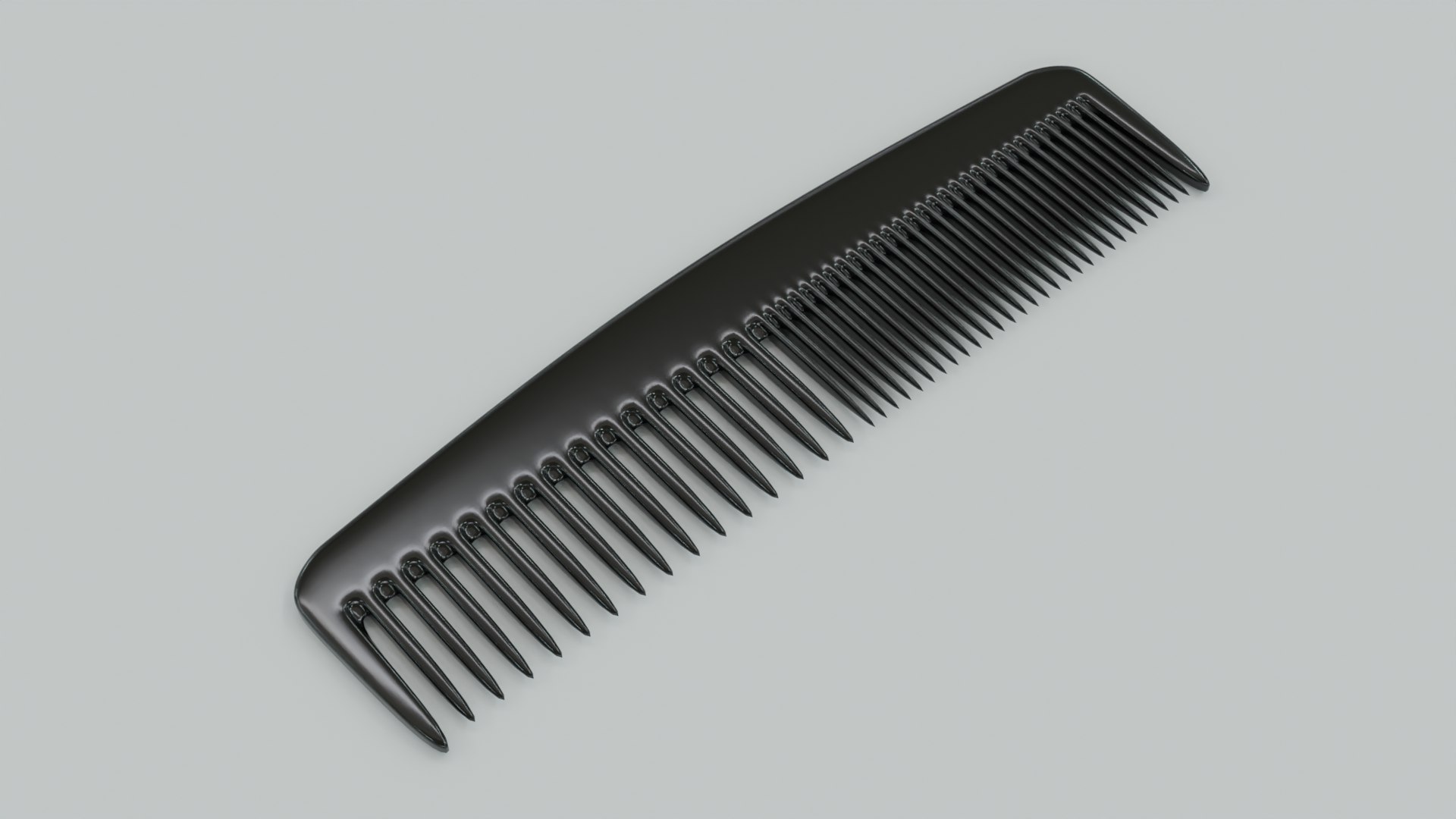 3D Plastic Pocket Comb Model - TurboSquid 1996699
