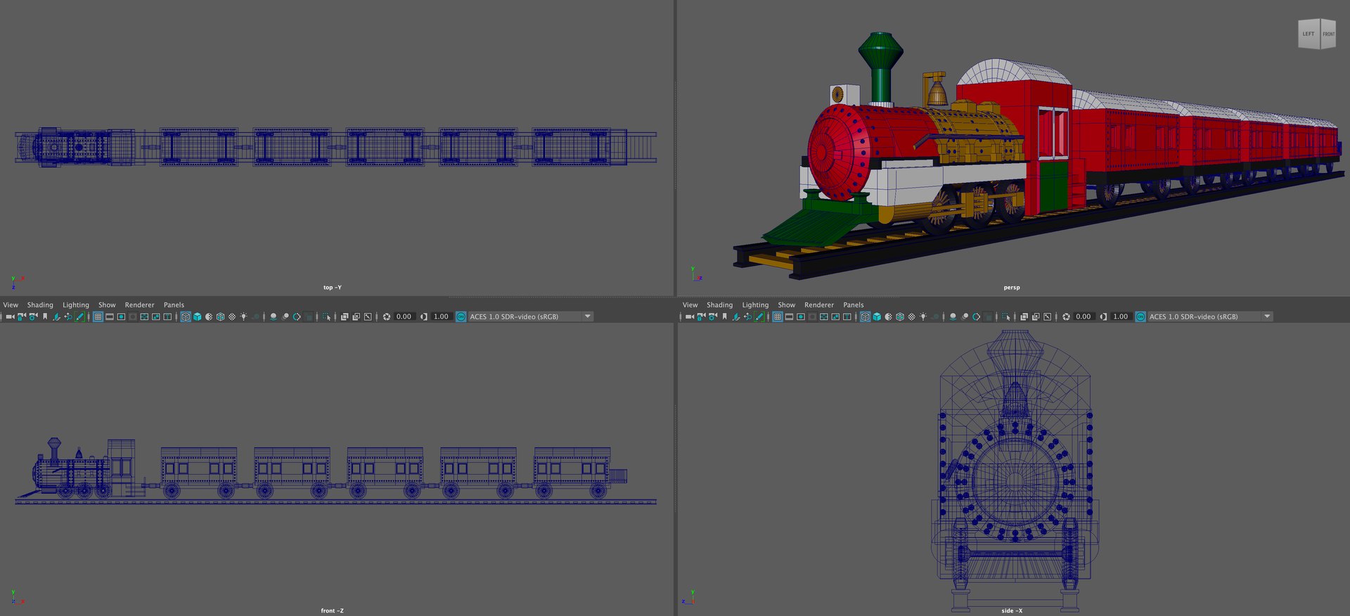 Christmas Toy Train 3D Model - TurboSquid 1952544