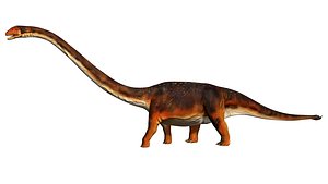 3D model Omeisaurus Dinosaur Jurassic Animal