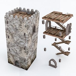 castle pack part1 3D model
