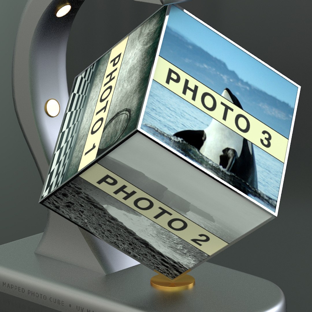 3d cube photo frame