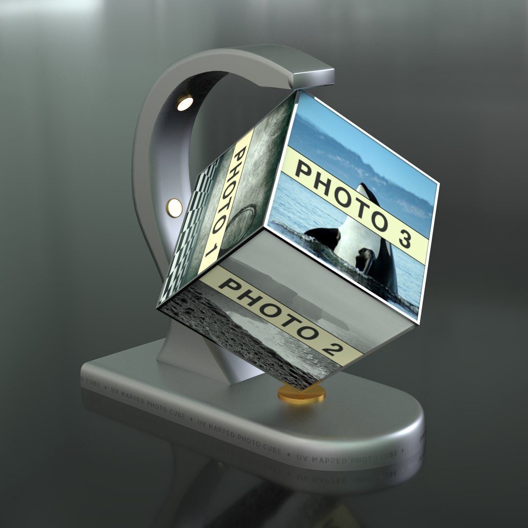 Cube Picture Frame 3d Obj