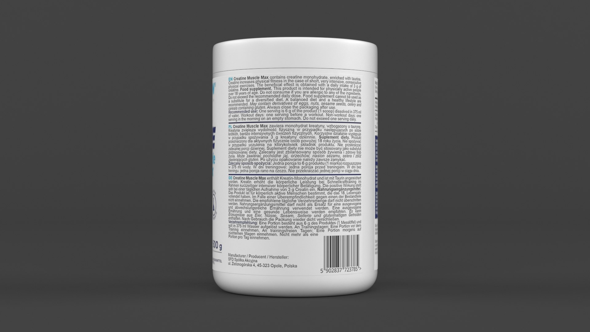 3D Model Protein Powder - TurboSquid 2229717