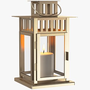 Bronze Candle Lantern