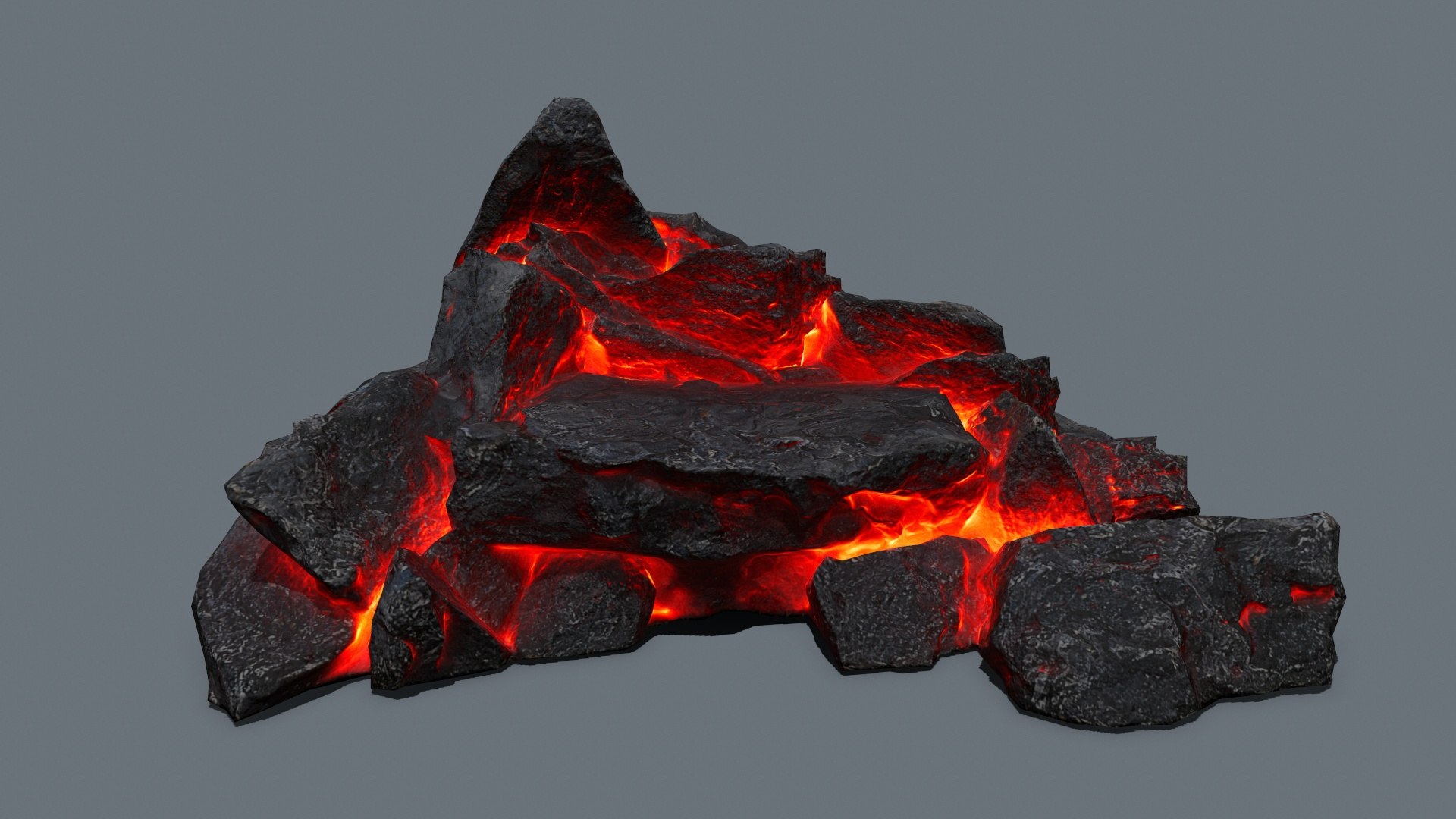 3D Lava Rocks - TurboSquid 2195443