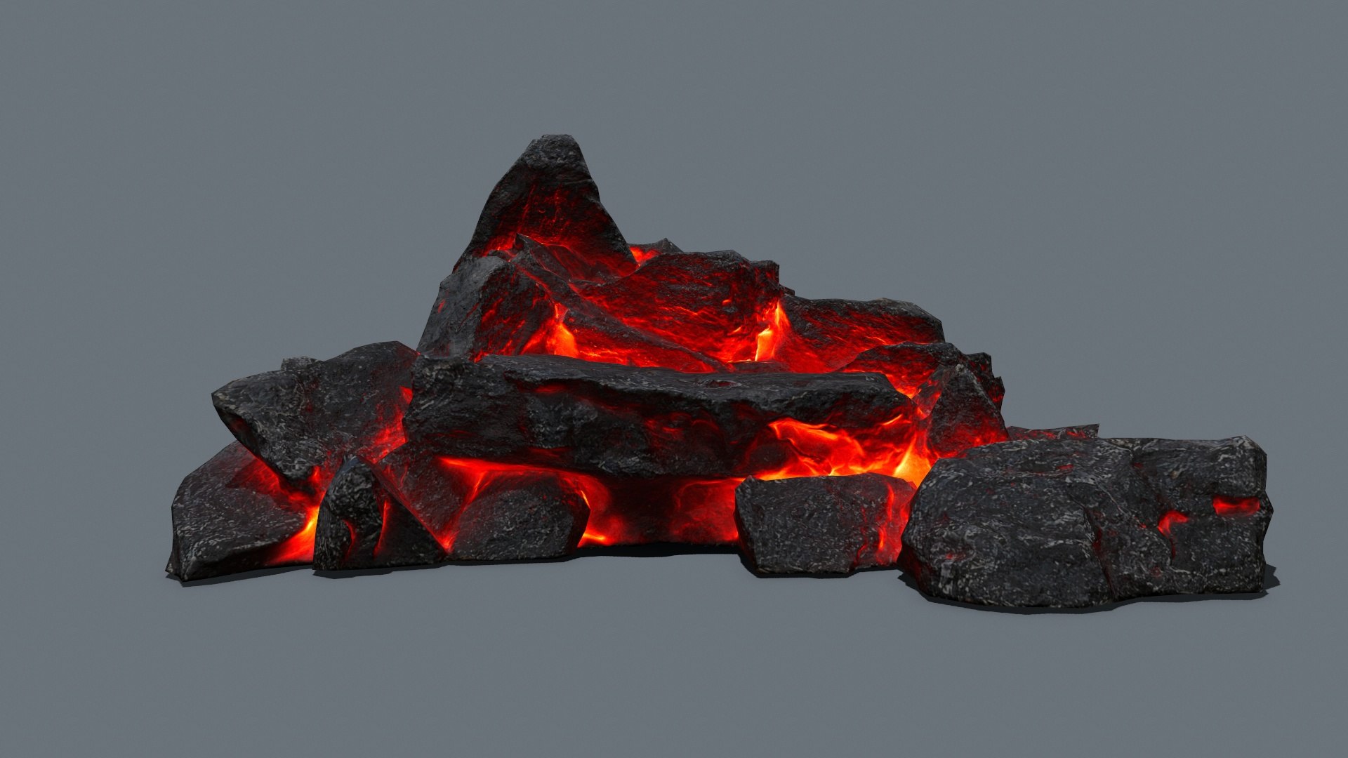 3D Lava Rocks - TurboSquid 2195443