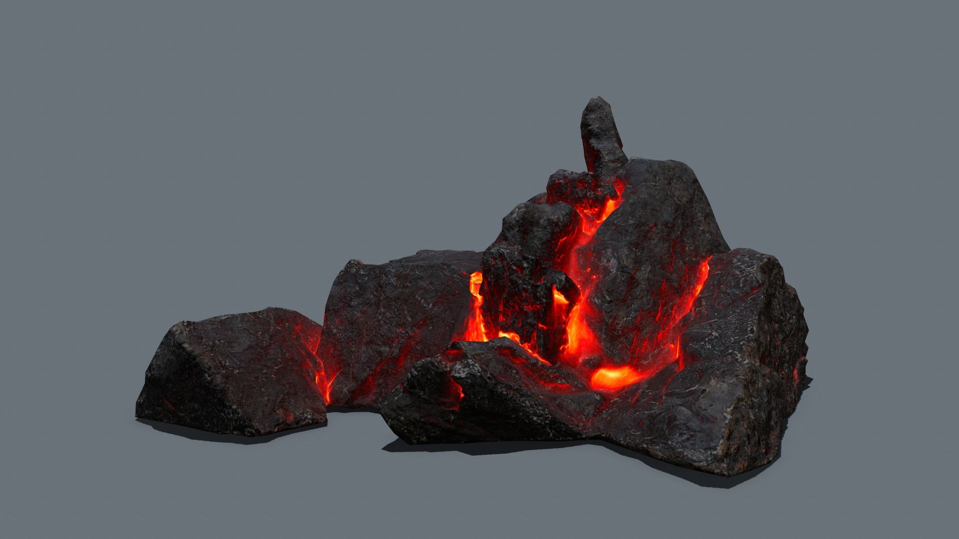 3D Lava Rocks - TurboSquid 2195443