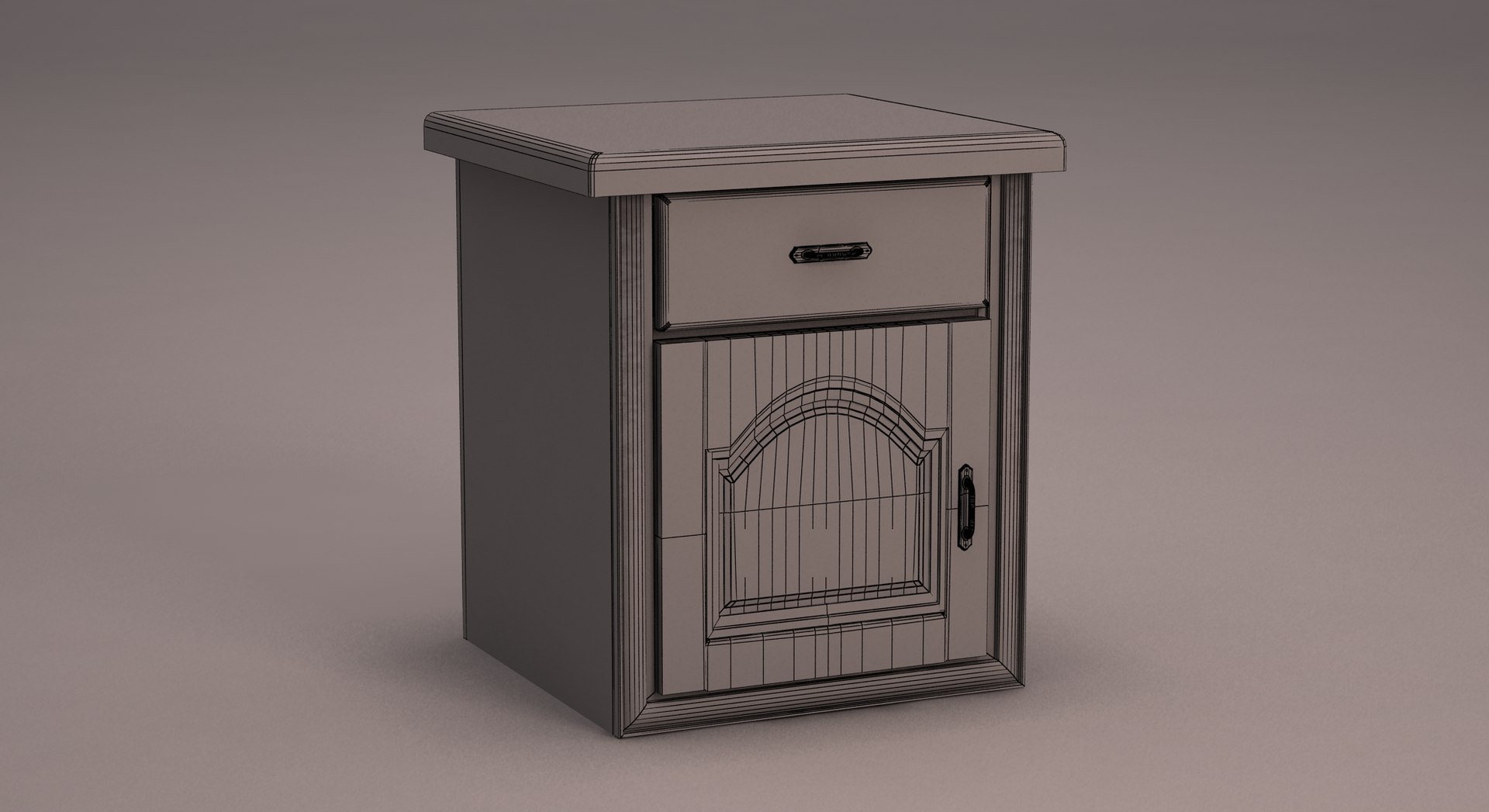Bedside Table 3D - TurboSquid 2180258