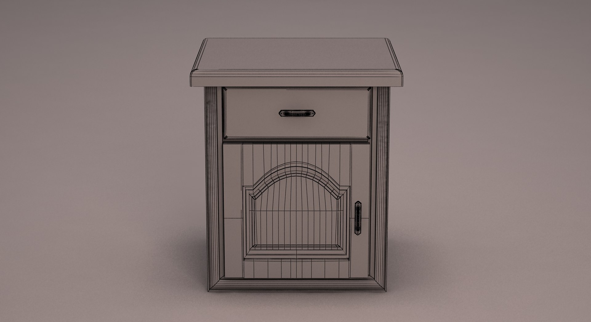 Bedside Table 3D - TurboSquid 2180258