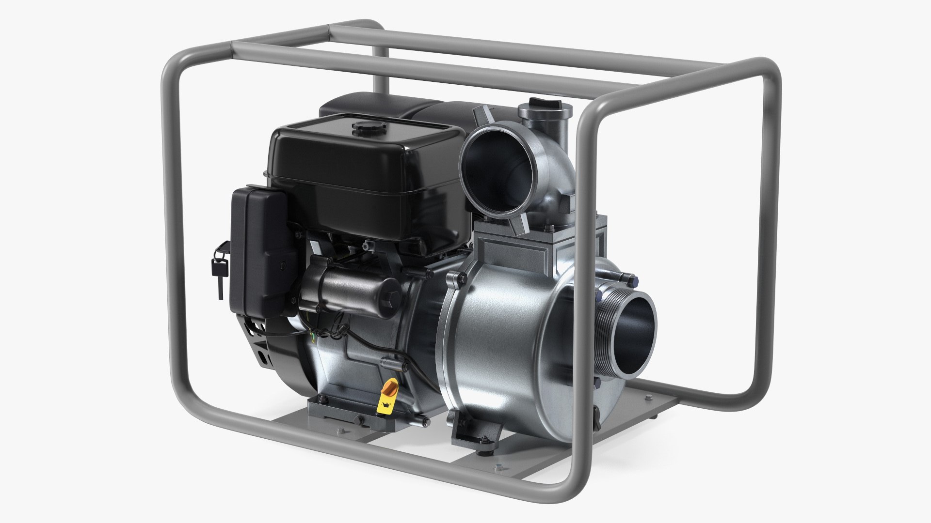 Petrol Water Transfer Pump 3D model preview