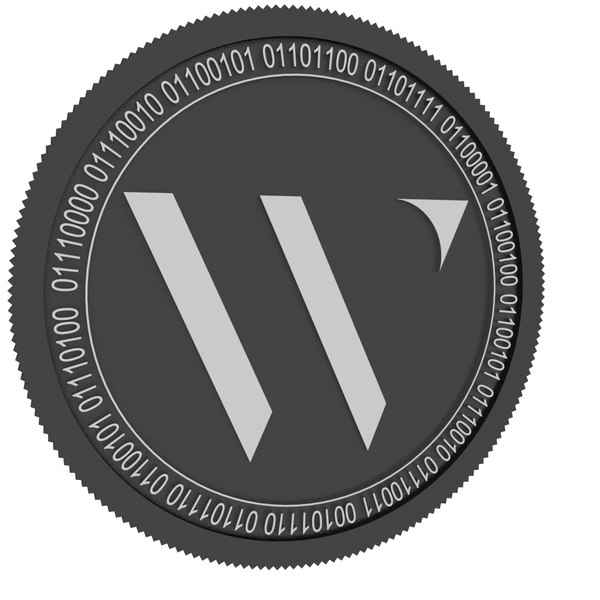 wemergetoken black coin 3D