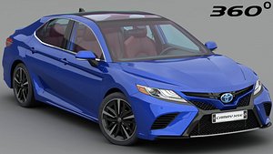 3D model toyota camry xse 2018