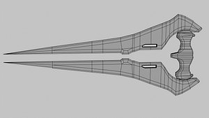 Low poly Halo Energy Sword
