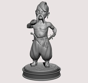 Ukrainian Cossack print 3D model