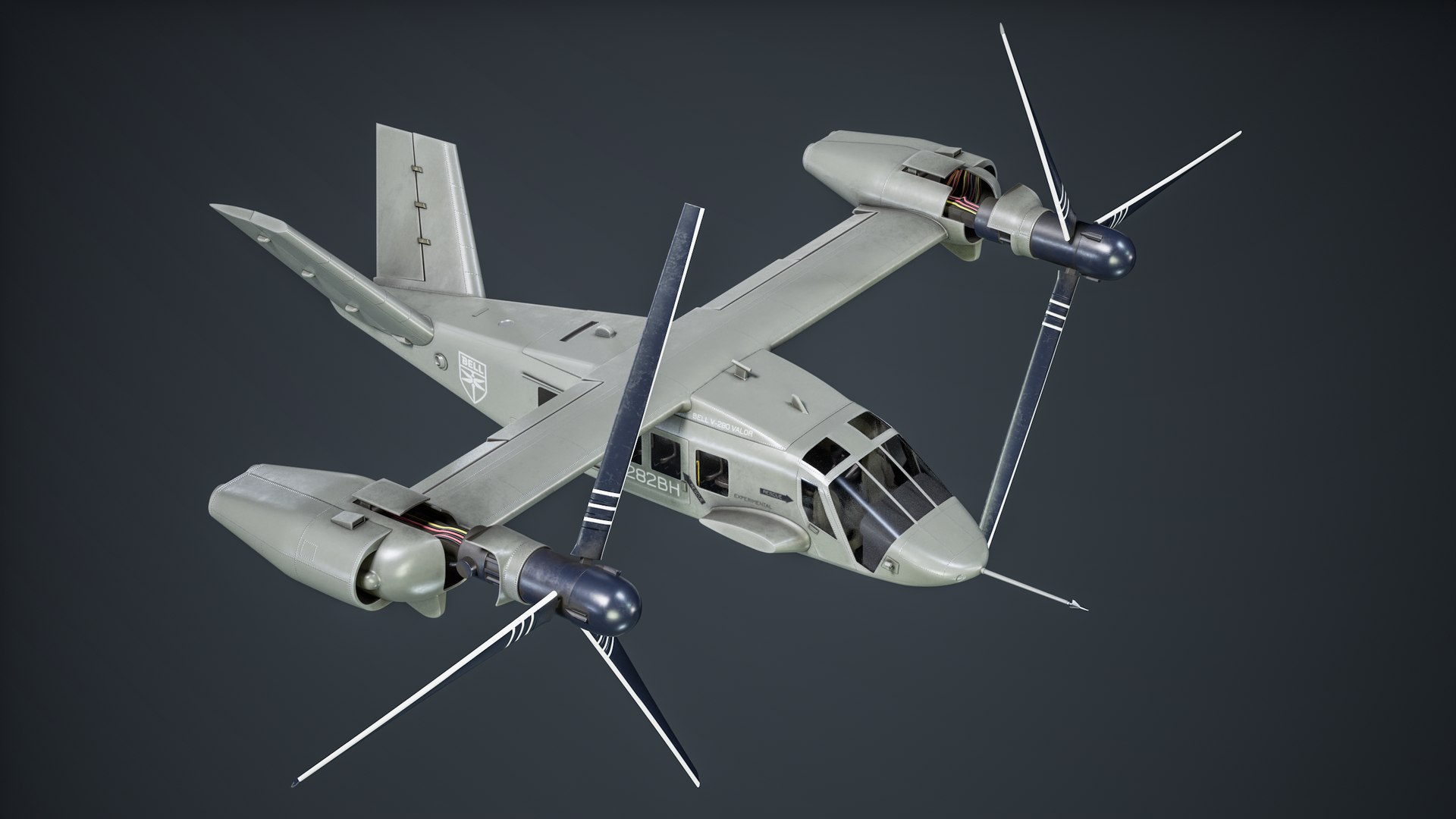 Bell V-280 Valor Tiltrotor Rigged PBR 3D https://p.turbosquid.com/ts-thumb/s4/UnK0Sh/vn/r_viewport_008/png/1687277013/1920x1080/fit_q87/070e021a9b1d126f3a2727d86a2285a0c8e8f142/r_viewport_008.jpg