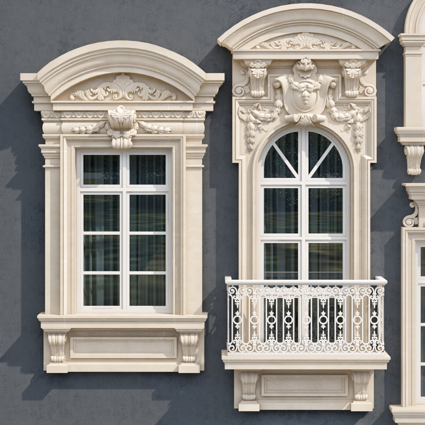 Windows style modern classics 3D model - TurboSquid 1505352