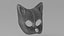 Cartoon Japanese Fox Cat Mask