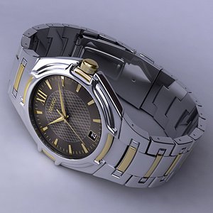 watch seiko 3d model