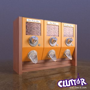 3d coffee dispenser model