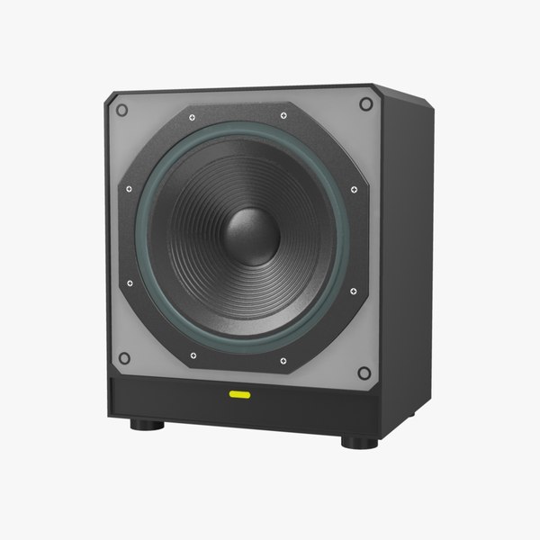 subwoofer woofer 3d model