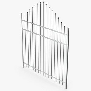 Metal Fence 3D model