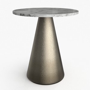 Side Table Metallic 3D model