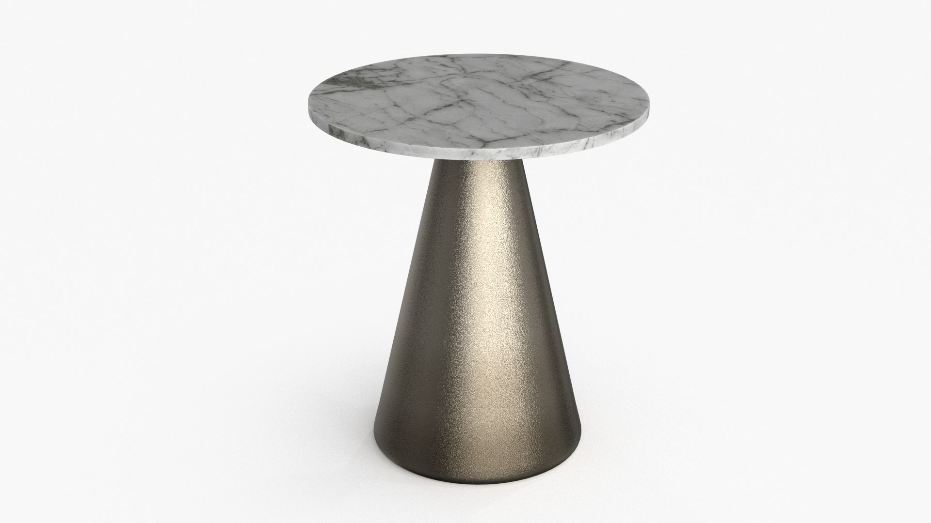 Side Table Metallic 3D Model - TurboSquid 2286153