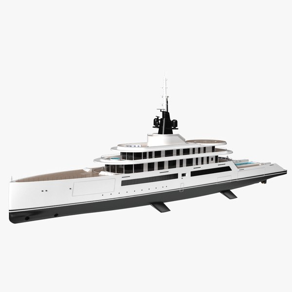 3D model Alabama Luxury Superyacht Dynamic Simulation