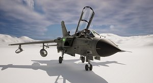 3D model Rigged Panavia Tornado