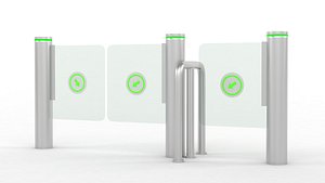 Turnstile Gate 3D model