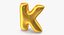 铝箔气球字母K金