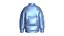 Men Glossy Oversized Puffer Jacket