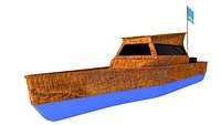 Aruba Wooden Boat