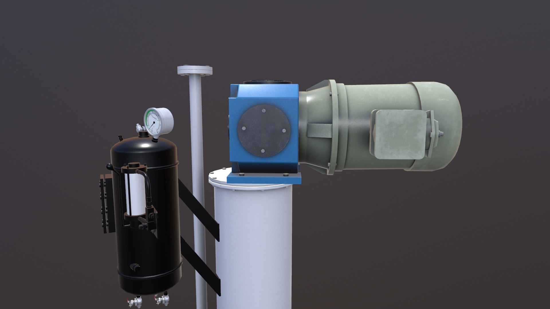 Reactor Tank Model - TurboSquid 2288897