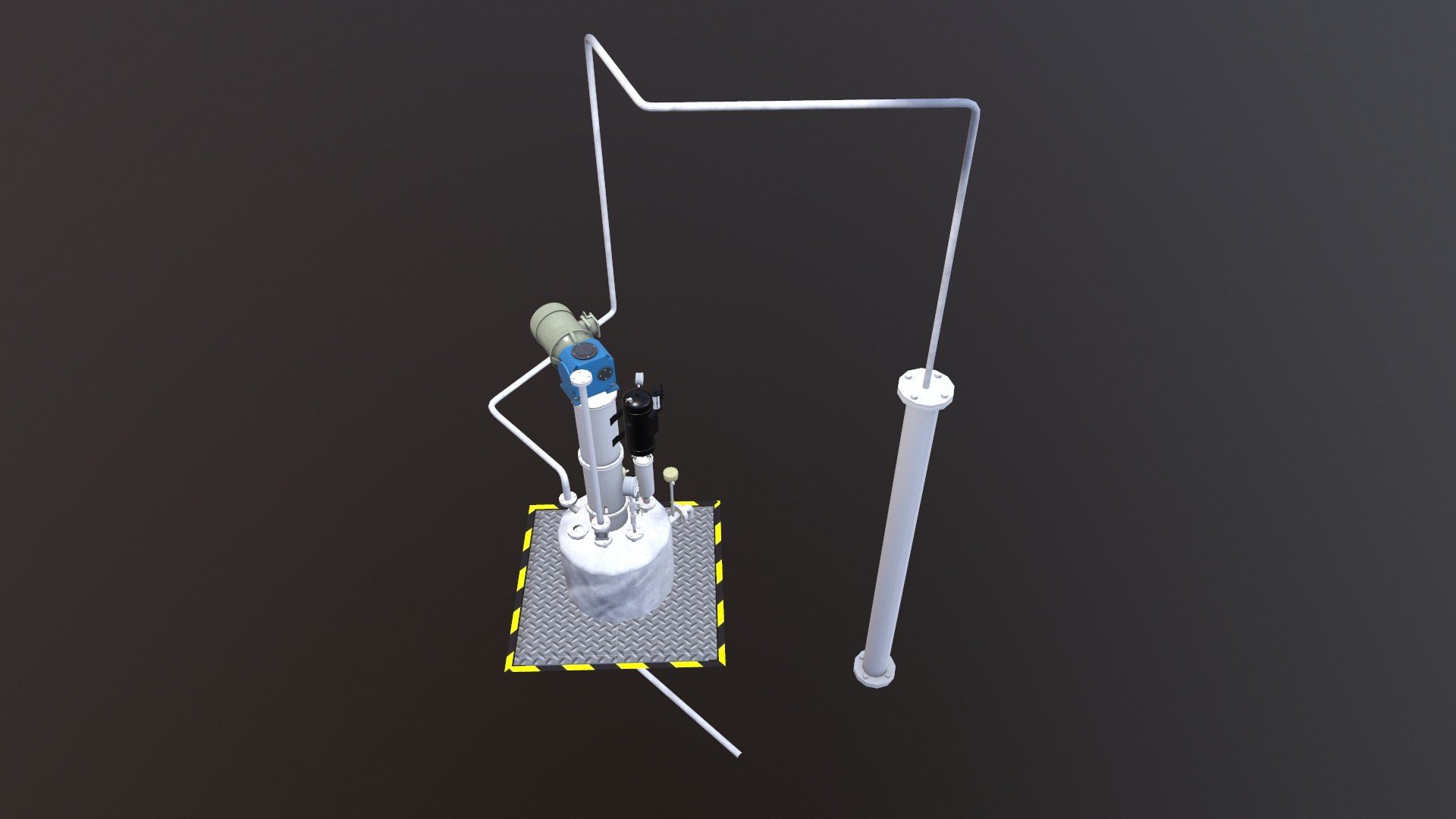 Reactor Tank Model - TurboSquid 2288897